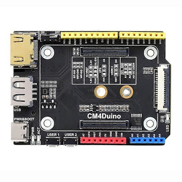 CM4-Duino for Kompatibelt Baseboard for CM4 HD USB M.2 Slot Støtter Økosystem