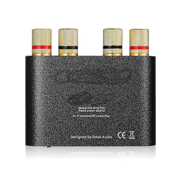 Bluetooth 5.0 Stereo Audio Forstærker Receiver 2-kanals Klasse D Mini Hi-fi Forstærker