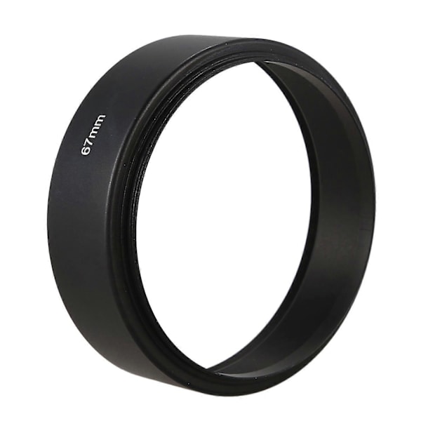 67mm Standard Metal Modlysblænde til