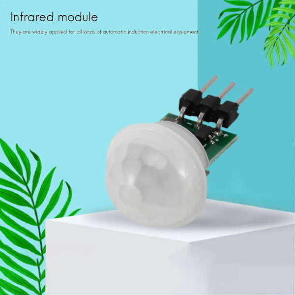 10 stk. AM312 Mini Human Sensor Module IR Pyroelektrisk Infrarød PIR Bevegelsessensor Detektormoduler DC