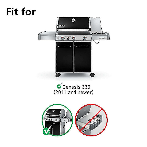 7629 62754 Gasgrill Dele Tænder Kit til Weber Genesis E330 EP330 S330 CEP330 FT