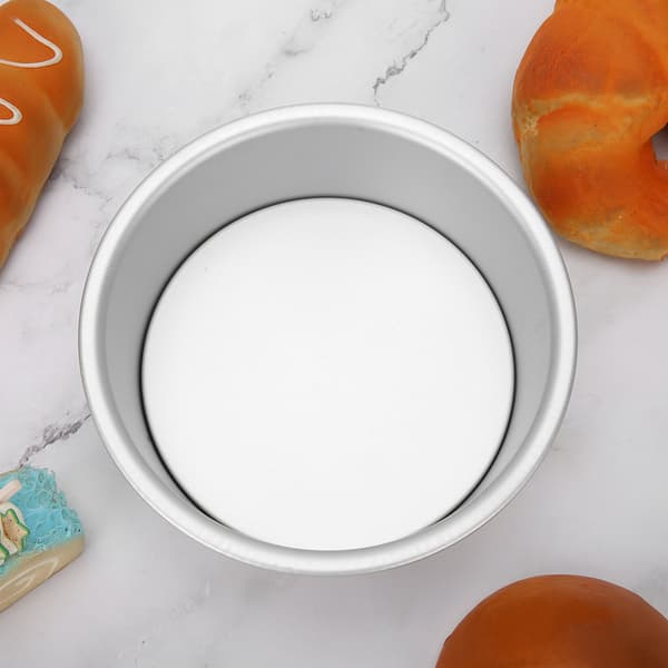 Anodized Aluminum Alloy Cake Pan with Removable Bottom, Round Shape, DIY Baking Accessory