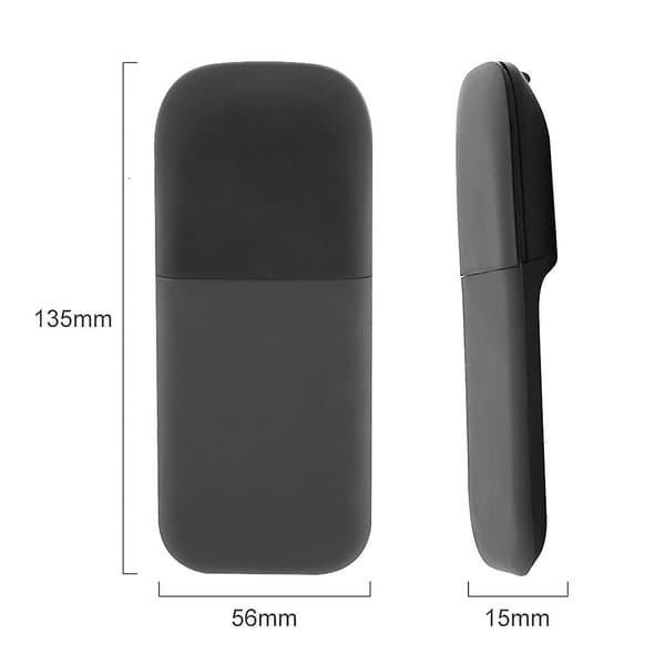 Bluetooth Sammenleggbar Trådløs Ergonomisk Arc Touch Datamus Stille PC-mus