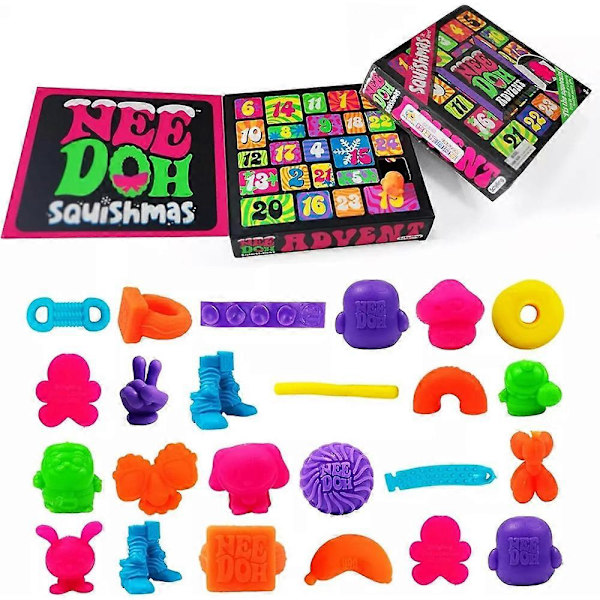 Squishmas Julekalender 2024, Julekalender med Squishy Legetøj