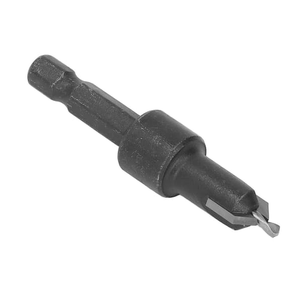 Countersink Drill Bit Set Hex Shank Adjustable Replacement with Wrench Storage Container for Wood Metal Power Tools