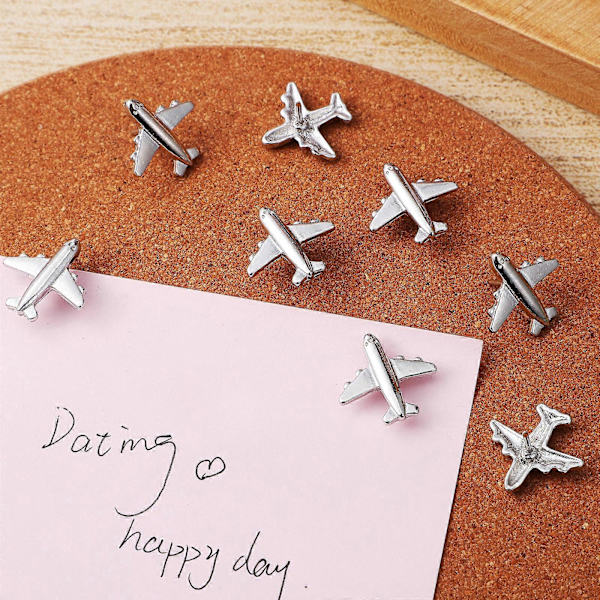 24 stk Fly Push Pins Metall Kart Stift Dekorative Push Pin Tommel Tacks Korktavle Push Pin Stick Pin