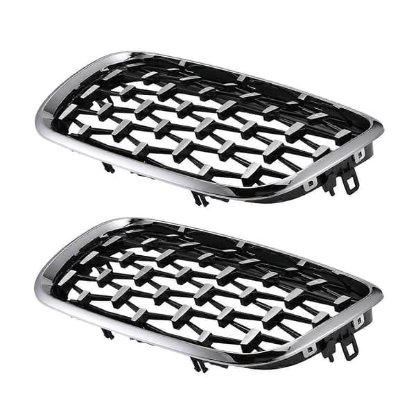 Bil Sølv Front Midtre Grill Erstatning for X5 E70 / X6 E71 2008-2013