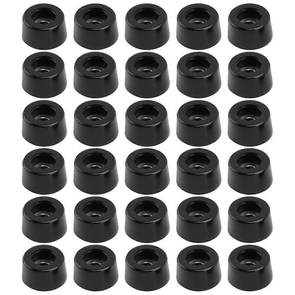 Svart 13 mm x 7 mm 30 STK