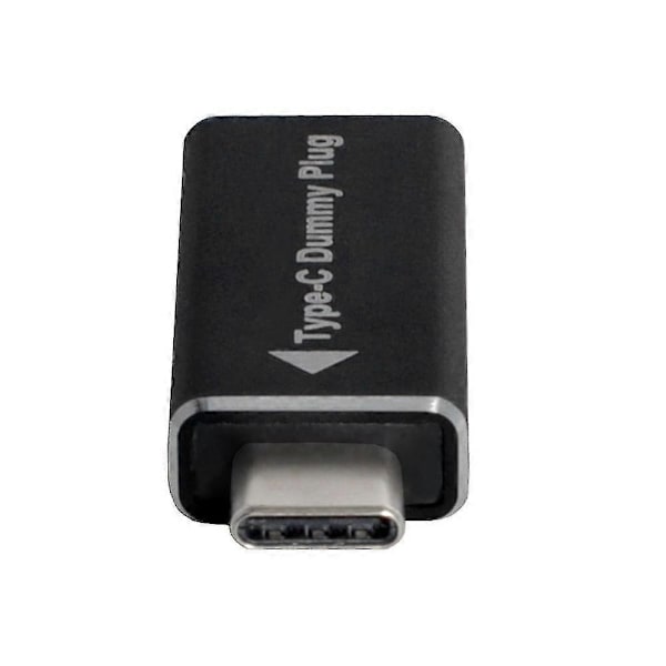Virtuell Skärmadapter Typ-C DDC EDID Dummy Plug USB-C Huvudlös Spökdisplayemulator 1920x1080p