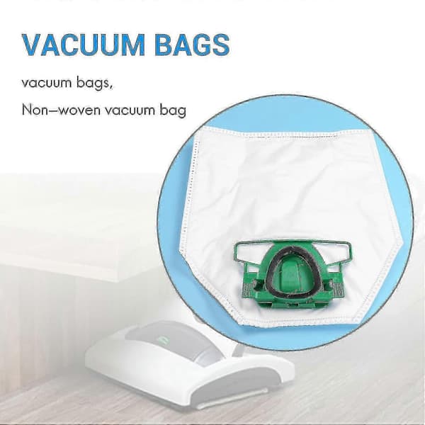 Vorwerk Kobold VK200/FP200 Ersättningsdammsugarpåsar 12-pack