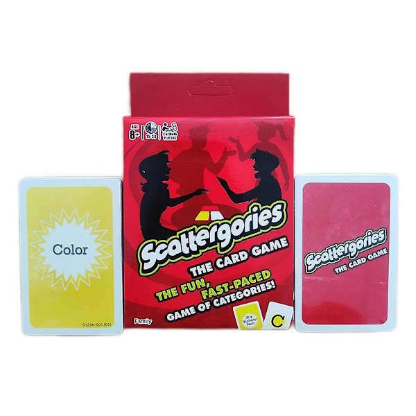 Scattergories Korttipeli - Juhlapeli Aikuisille ja Teineille