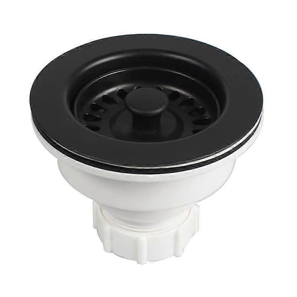 Diskho Avloppsenhet med Sil Silkurv Avloppspropp Diameter 114mm för Köks Quartz Sten Diskho