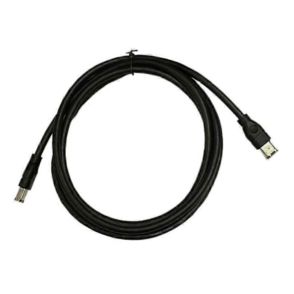 Musta IEEE 1394 Firewire 400 - Firewire 400 -kaapeli, 6-nastainen/6-nastainen uros/uros - 10 jalkaa