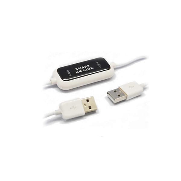 USB 2.0 Smart KM Link PC til PC Tastatur Mus Del Synkroniser Data Link USB Forlængerkabel Datafil Tr