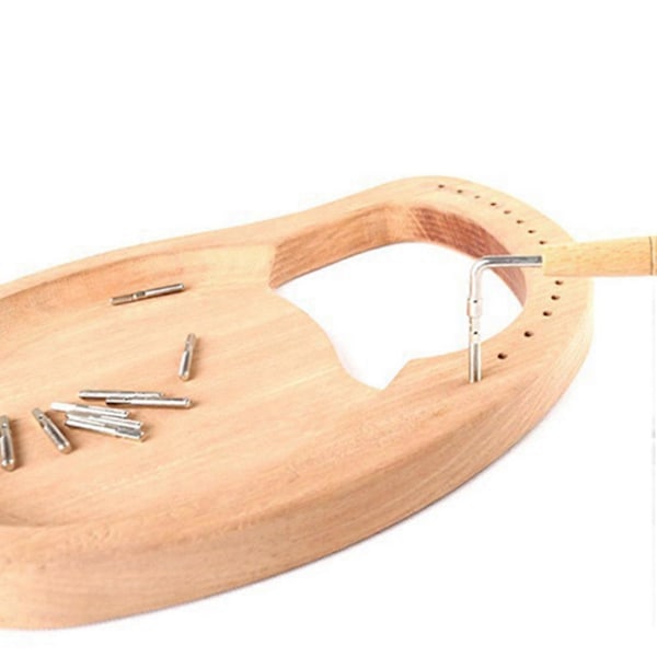 10 stk Stemmeskruer & 10 stk Nitter, med L-formet Stemmenøkkel, 10 strenger Laiyaqin strenger for Lyre Harpe S