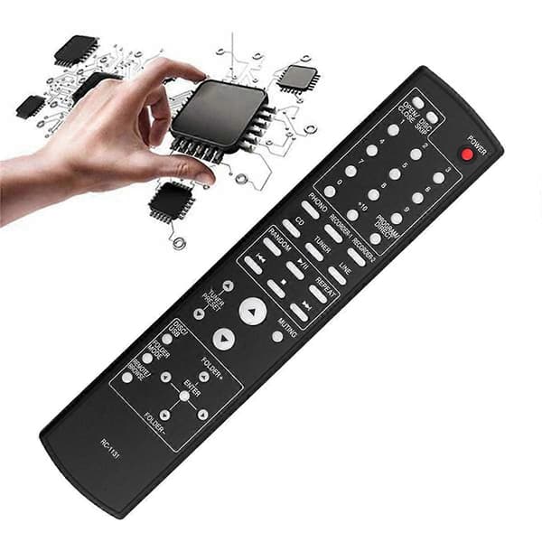 Erstatningsfjernkontroll RC-1131 for AV-receiver effektforsterkerkontroller
