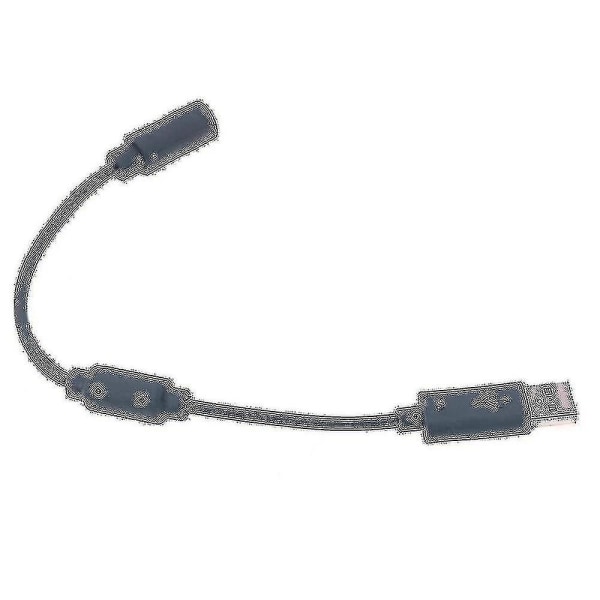 Kabeladapter för trådbunden handkontroll USB Breakaway för Xbox 360 Grå 23 cm