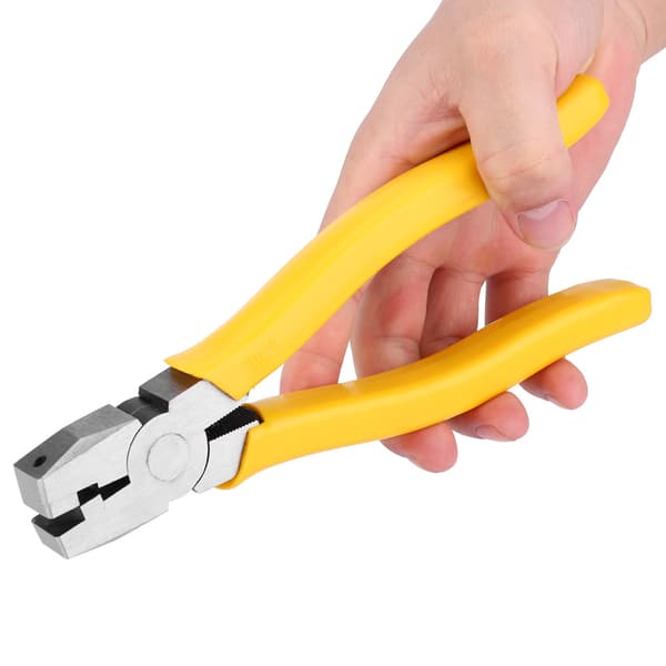 8 inch Aluminum Frame 90 Degree Folding Pliers V-Groove Notch Cutter