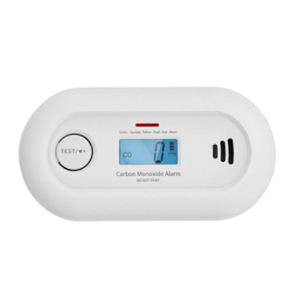 WiFi Smart Kolmonoxidlarm, WiFi CO Gasdetektor med Tuya App-kontroll, 10 års batteritid, E