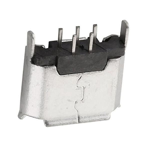 10 st Micro USB Typ B 180 Grader DIP 5-stifts Honkontakt för PCB-lödning