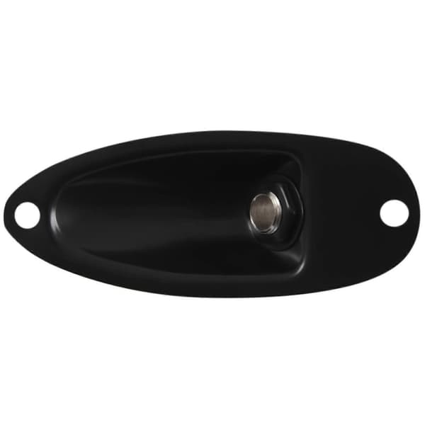 Bådstil 1/4 tomme Loaded Guitar Output Mono Jack Plug Socket Plate til Strat Stratocaster Style Ele