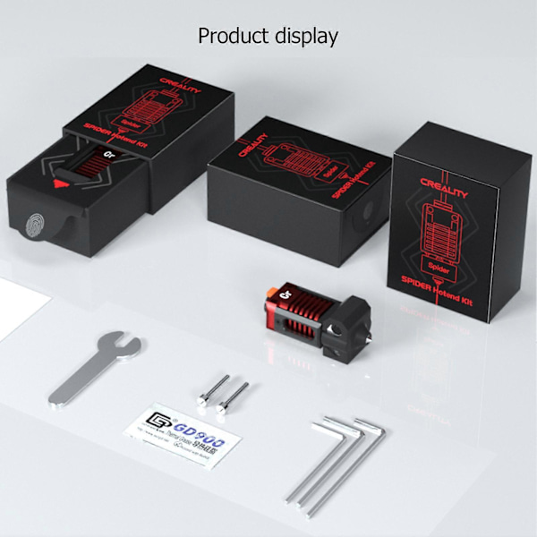 CREALITY Spider Højtemperatur Hotend Hurtig Varmeafledning til 3D Printer Ender-3 Pro/Ender-3/Ender-3 V2/Ender-5/Ender-2/CR-10 S5/CR-10/CR-20 Pr