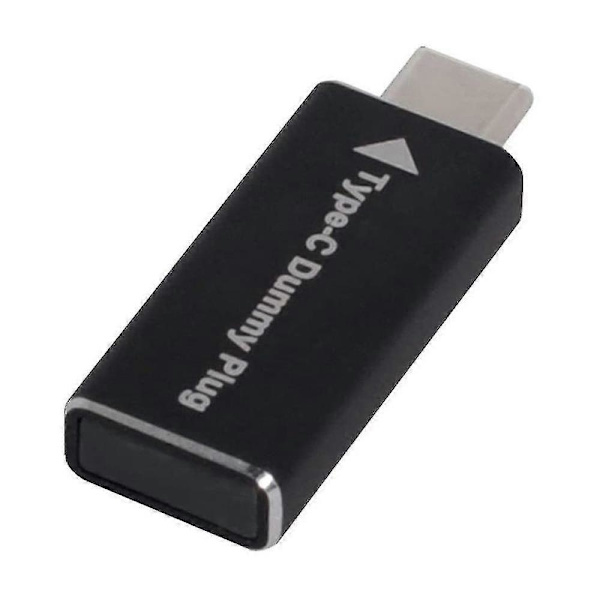 Virtuell Skärmadapter Typ-C DDC EDID Dummy Plug USB-C Huvudlös Spökdisplayemulator 1920x1080p
