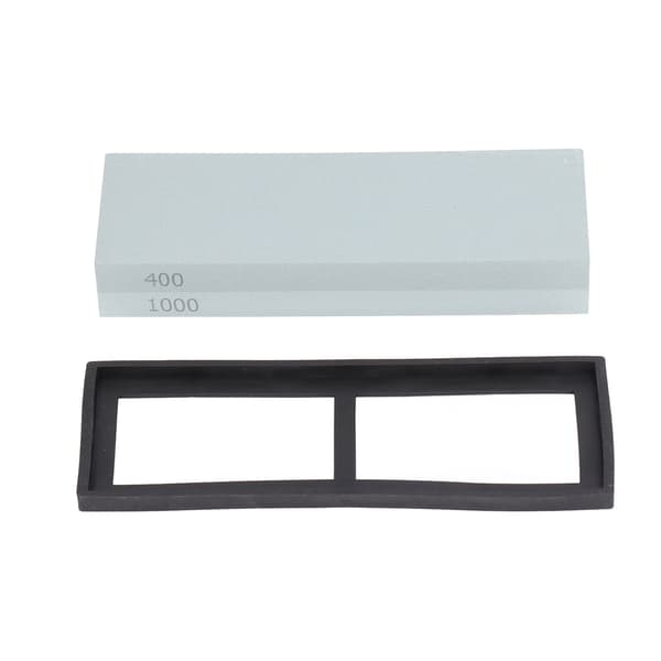 Knife Sharpening Stone Set Kitchen Whetstone Knife Sharpening Kit Abrasive Whetstone Rubber Base
