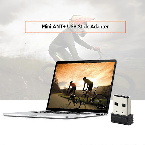 Mini ANT+ USB-stickadapter för Garmin, Zwift, Wahoo
