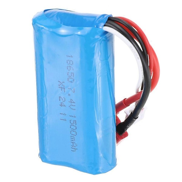 2st ZOP Power 7.4V 1500mAh 25C 2S Batteri T-kontakt för 16889 Borstlösa RC-bilar