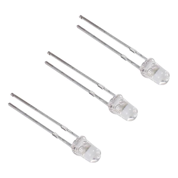 3mm Hvit LED Lys 100 stk Lysdiode