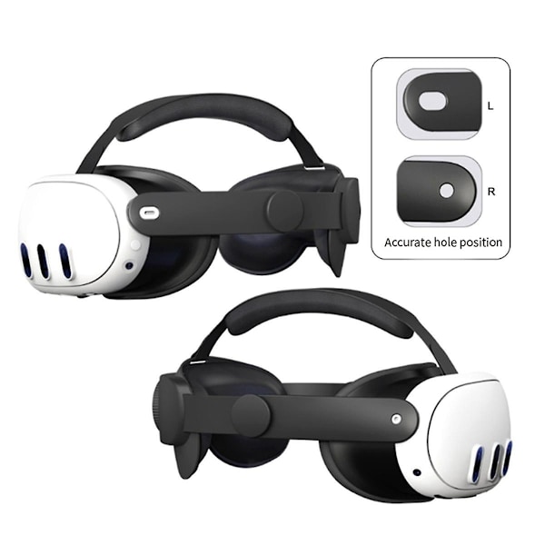 Hodebånd for Quest3 VR-headset Dekompresjonsbrakett Justerbar Elite-stropp Hodebånd for Quest 3 VR-tilbehør