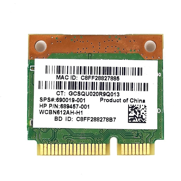 AR9565 WiFi-kort QCWB335 Mini PCIE Bluetooth 4.0 150 Mbps 2,4 G för XP Win7 Win8 Linux-system