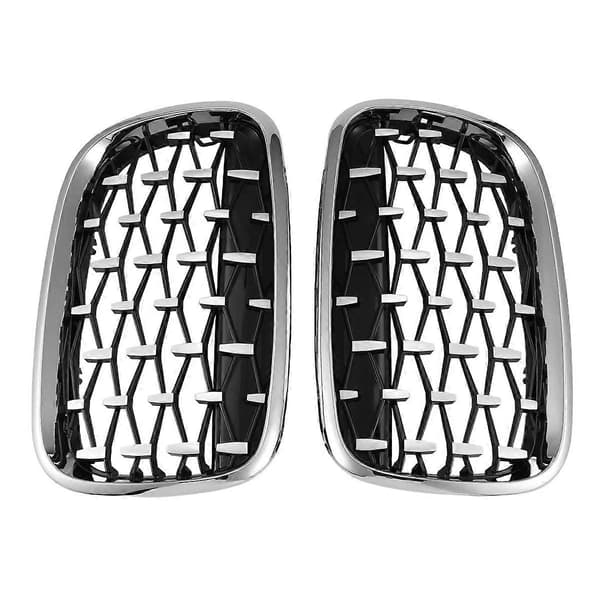 Bil Sølv Front Midtre Grill Erstatning for X5 E70 / X6 E71 2008-2013