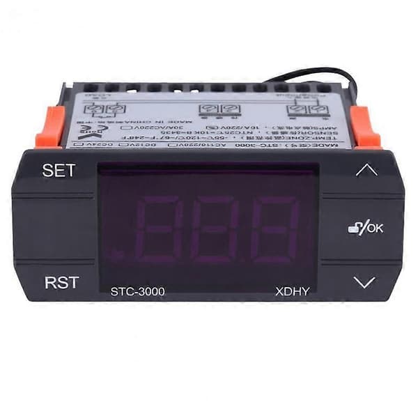 STC-3000 110V-220V 30A Digital Temperaturregulator Termostat med Sensor Kontrollverktyg