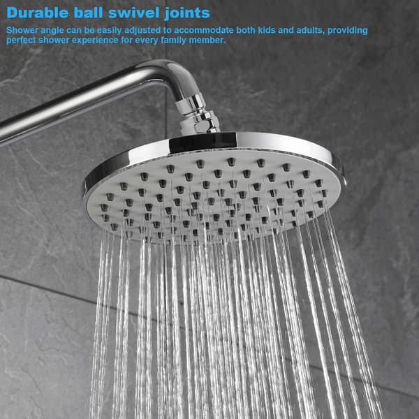 Bronskromatiserad Kulledad Duscharmhuvud Vinkeljusterbar Swivel Adapter