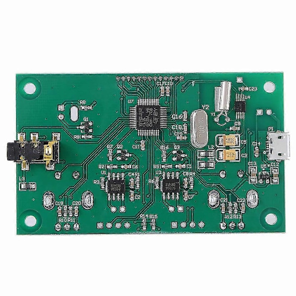 FM-radiovastaanotinmoduuli 2024, 87-108 MHz taajuusmodulaatiostereo vastaanottolevy LCD-näytöllä