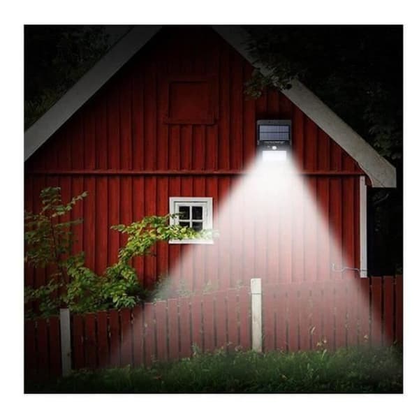 Solcellelampe - 20 LED'er - IP65 vandtæt - Bevægelsessensor - 4W