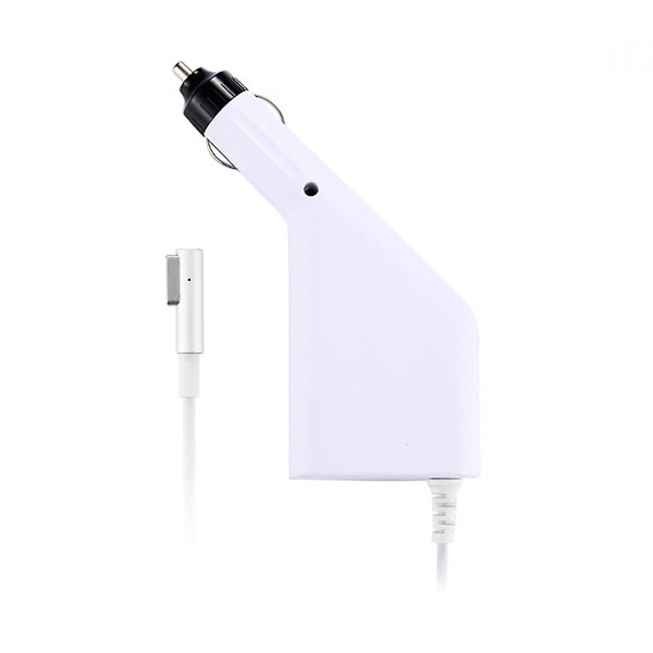 45W 14.5V 3.1A 5-pins T-formet MagSafe 1 Bil-lader med 1 USB-port for Apple Macbook A1150 / A1151 / A1172 / A1184 / A1211 / A1370, Lengde: 1.7m