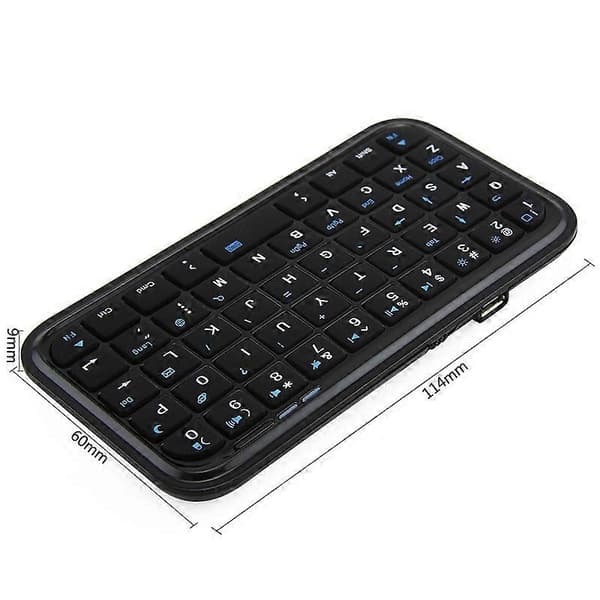 Mini Bluetooth Trådløst Tastatur Bærbart Lille Håndtastatur til iPhone Android Smartphone Tablet La