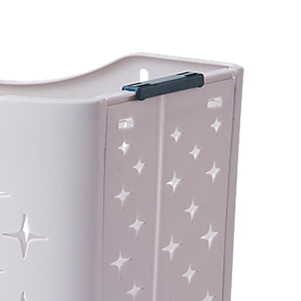 Foldable Laundry Basket Portable Collapsible Laundry Hamper Clothes Storage Basket for Home Hotel, Sea Blue, Single