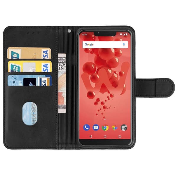 Lærveske for Wiko View 2 Plus