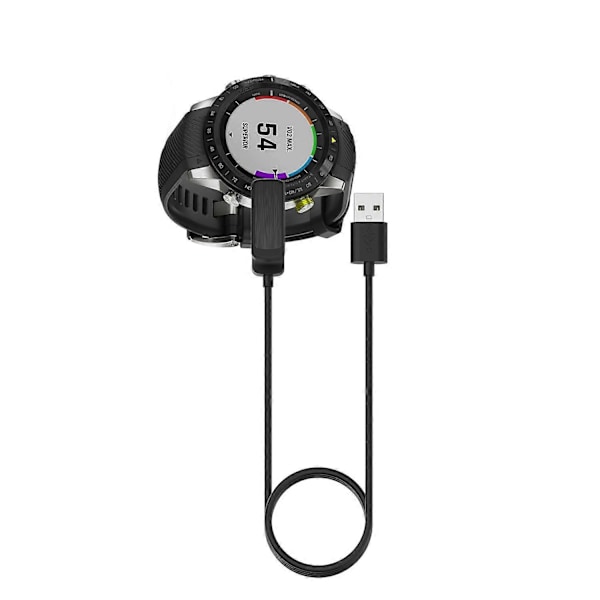 Opladerkabel til Garmin MARQ Athlete/Adventurer/Captain/Golfer/Aviator med USB-oplader og dataoverførsel