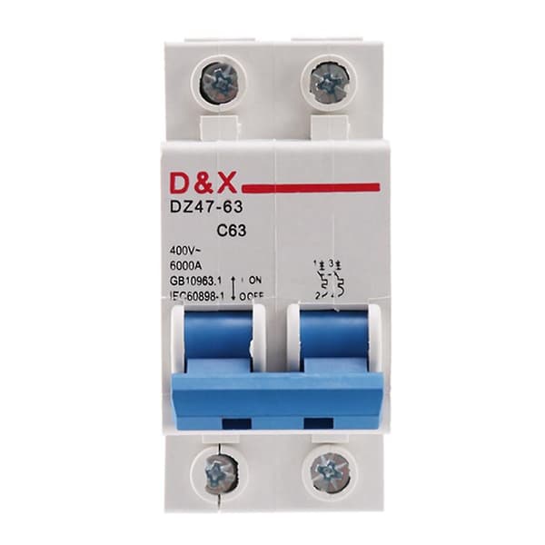 2P 63A DC400V MCB Solenergi Fotovoltaisk (PV) Sol DC-bryter