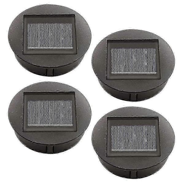 2024 4 stk. Erstatnings solcellelamper med LED-pærer, erstatning for solcelletopplamper, LED Solar