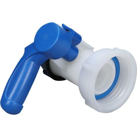 IBC vanntankadapter, IBC tankkran universaladapter DN40 62 mm for tømmeventil, regntank, trommel
