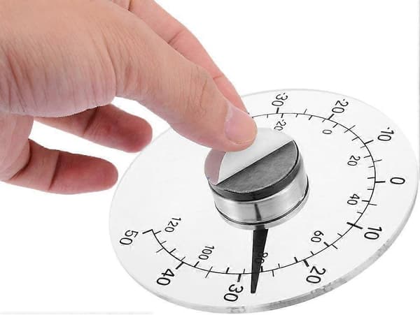 Utendørs termometer for vindusrute, utendørs termometer Fahrenheit/Celsius, batterifritt, transparent urskive