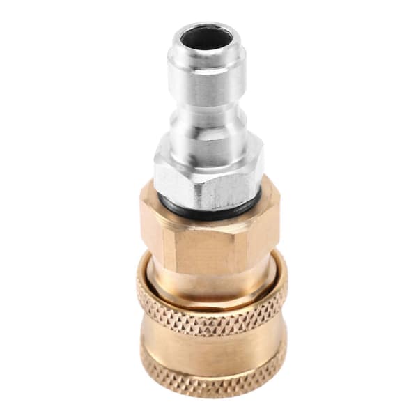 Högtryckstvätt Adapter Set, 1/4 tum Quick Disconnect Kit med 10-pack O-ring. 5000 Psi