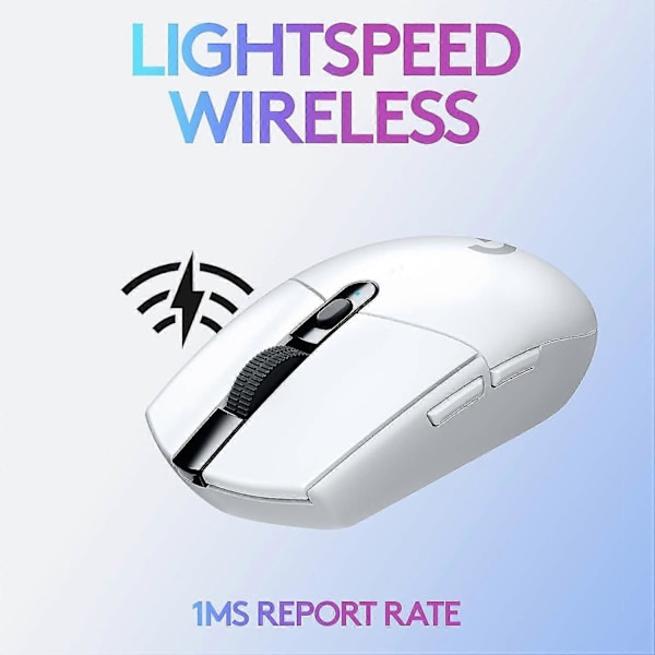 G305 LIGHTSPEED Trådløs Spillmus, Hero 12K Sensor, 12 000 DPI, Lett, 6 Programmerbare Knapper, 250t Batterilevetid, Internt Minne, PC/Mac -