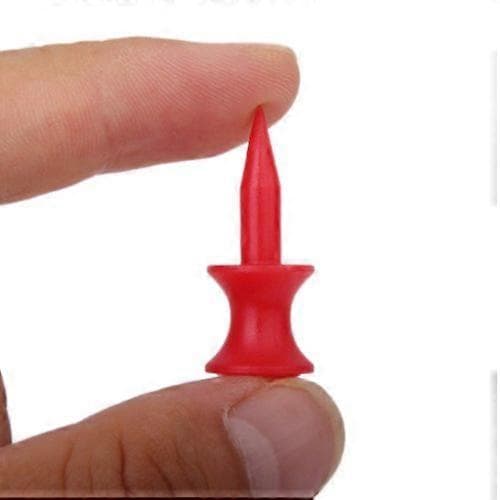 50 stk. Golf Tee Dobbeldekk Tee SN010 30MM---Rød